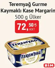 ÜLKER TEREMYAĞ GURME KAYMAKLI KASE MARGARİN 500 G ÜLKER TEREMYAĞ GURME KAYMAKLI KASE MARGARİN 500 G